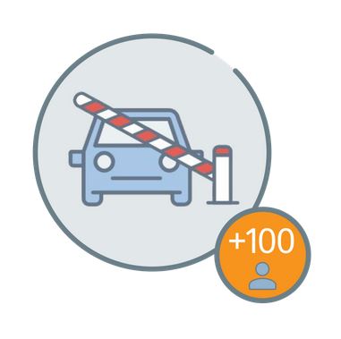 Predor parkoló bővítő modul, +100 jármű